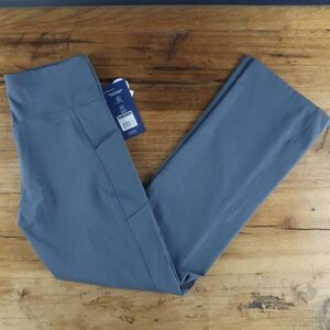 MARIKA BLUE GREY TURBULENCE SHAPE ENHANCING TUMMY CONTROL BOOT LEG PANT